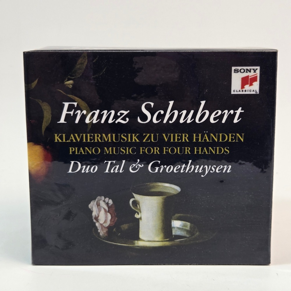 Schubert Piano Music Four Hands Duo Tal Groethuysen 7 CD Sony Classical VG+/NM